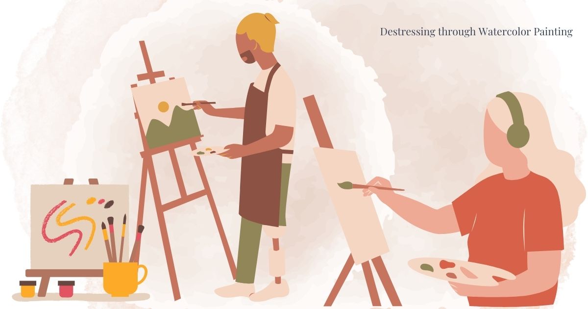 The Therapeutic Power of Watercolor Painting: Destress and Find Your Peace